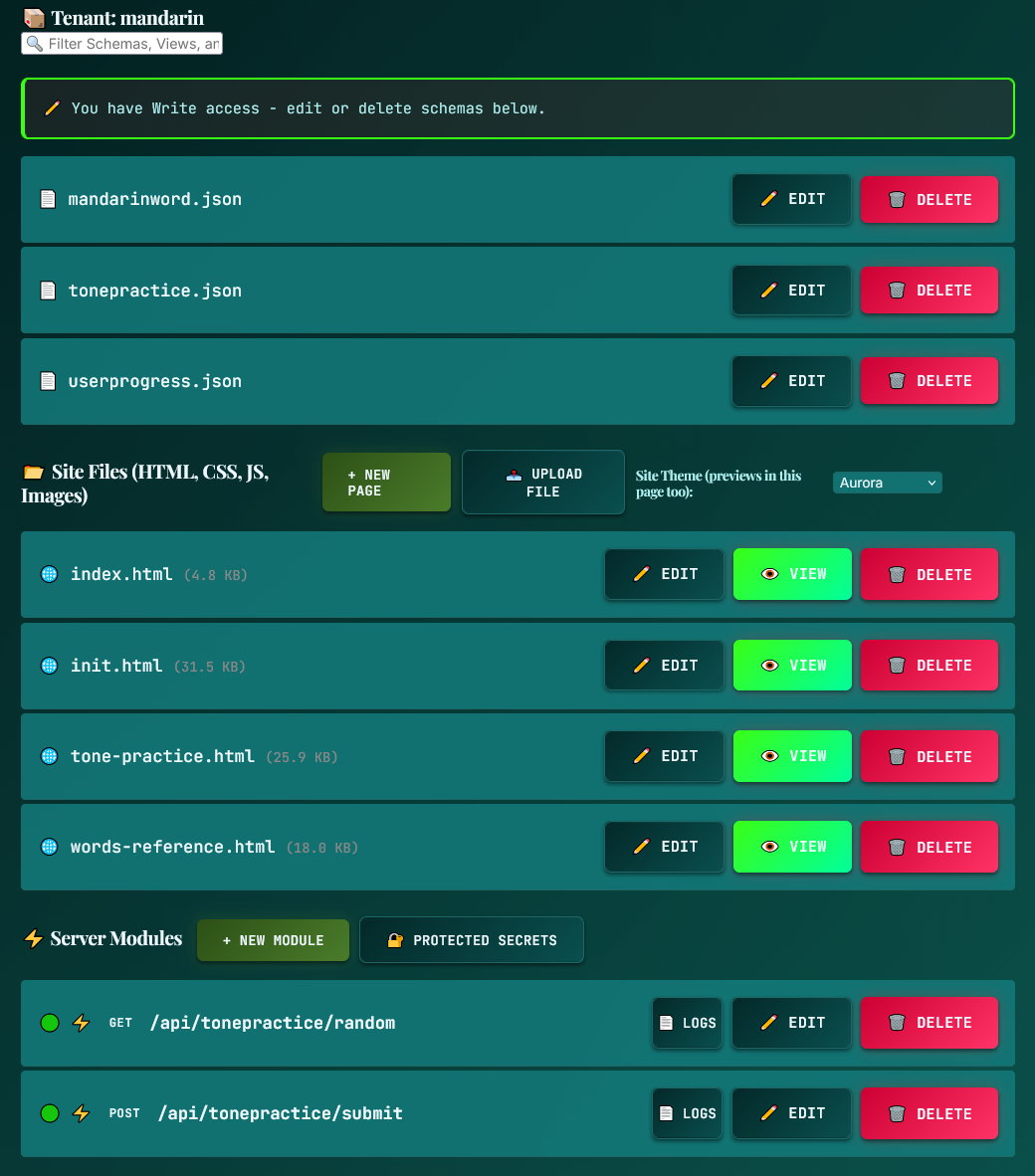 Mandarin Practice App